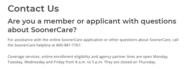 SoonerCare Provider Phone Number